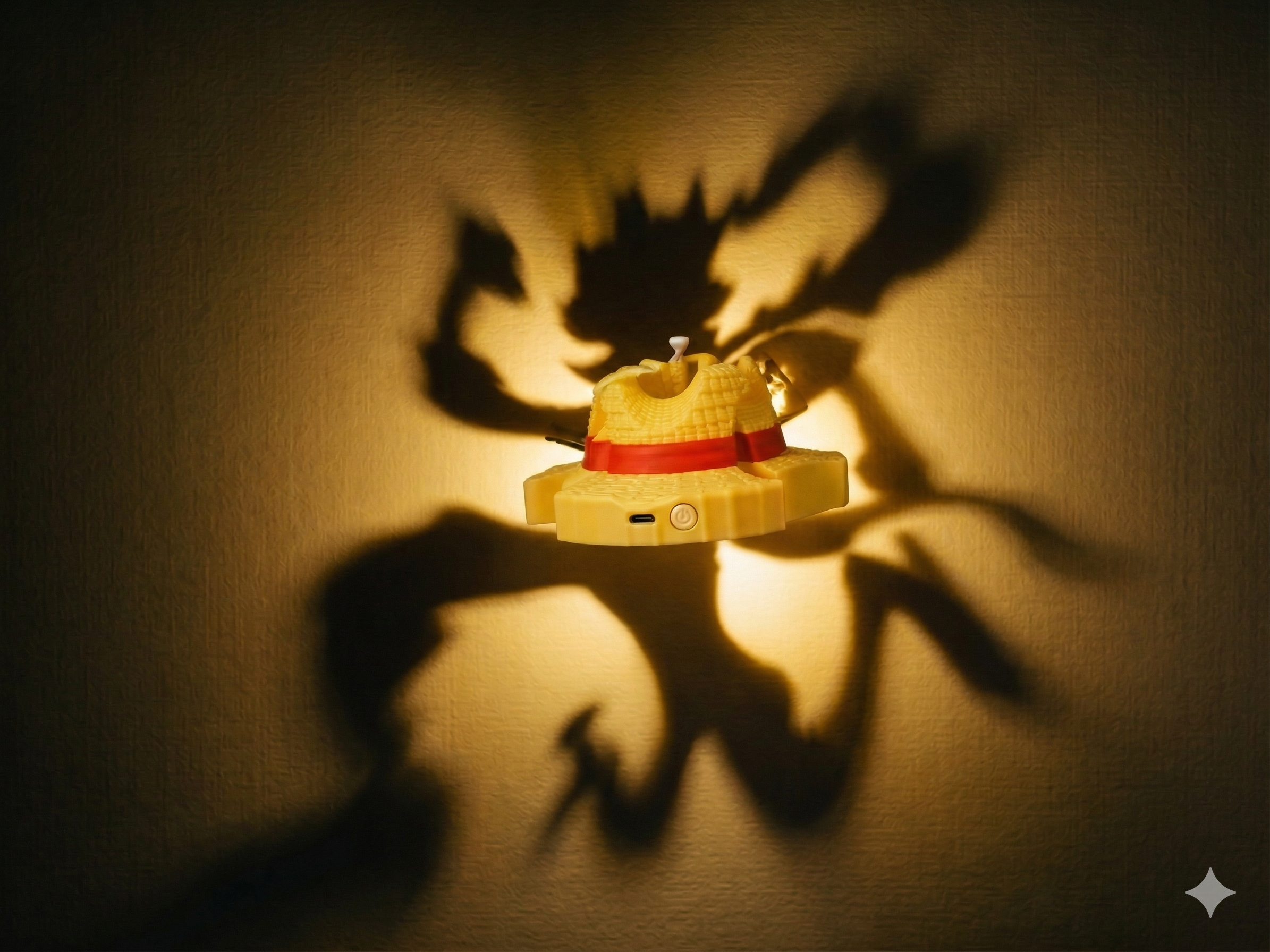 Luffy Shadow Lamp